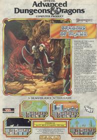 Advanced Dungeons & Dragons: Dragons of Flame - Advertisement Flyer - Front Image