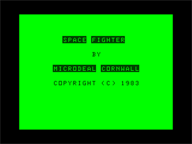 Space Fighter - Screenshot - Game Title Image