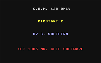 Kikstart 128 - Screenshot - Game Title Image