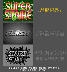 Super Strike - Screenshot - Game Select Image