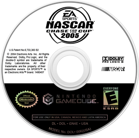 NASCAR 2005: Chase for the Cup - Disc Image