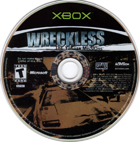 Wreckless: The Yakuza Missions - Disc Image