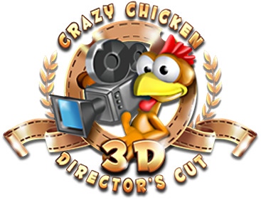 Crazy Chicken: Director's Cut 3D - Clear Logo Image