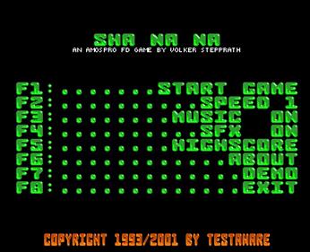 Sha Na Na - Screenshot - Game Title Image