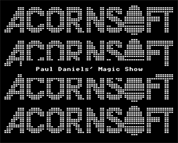 Paul Daniels' Magic Show - Screenshot - Game Title Image