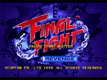 Final Fight Revenge - Screenshot - Game Title Image