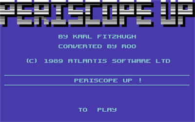 Periscope Up - Screenshot - Game Title Image
