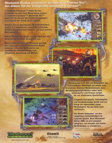 Command & Conquer: Tiberian Sun - Box - Back Image