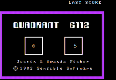 Quadrant 6112. - Screenshot - Game Title Image