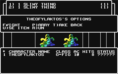 Wizardry: Legacy of Llylgamyn: The Third Scenario - Screenshot - Gameplay Image