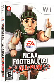 NCAA Football 09 - Box - 3D Image