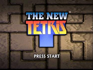 The New Tetris - Screenshot - Game Title Image