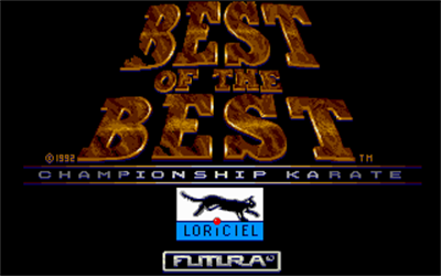 Best of the Best: Championship Karate - Screenshot - Game Title Image