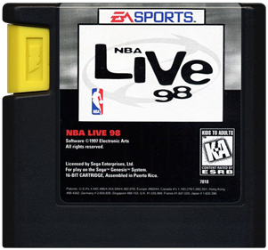 NBA Live 98 - Cart - Front Image