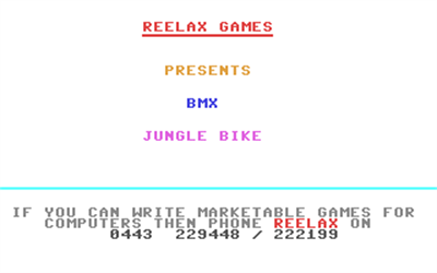 BMX Jungle Bike - Screenshot - Game Title Image