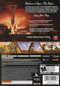 Fallout: New Vegas - Box - Back Image