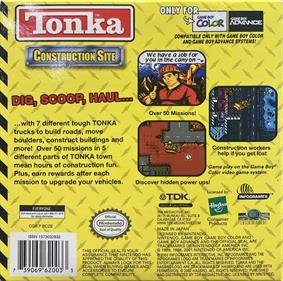 Tonka Construction Site - Box - Back Image