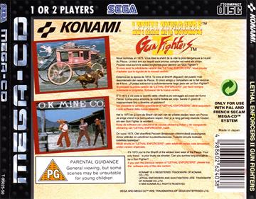 Lethal Enforcers II: Gun Fighters - Box - Back Image