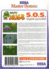 Sapo Xulé: S.O.S. Lagoa Poluída - Box - Back Image