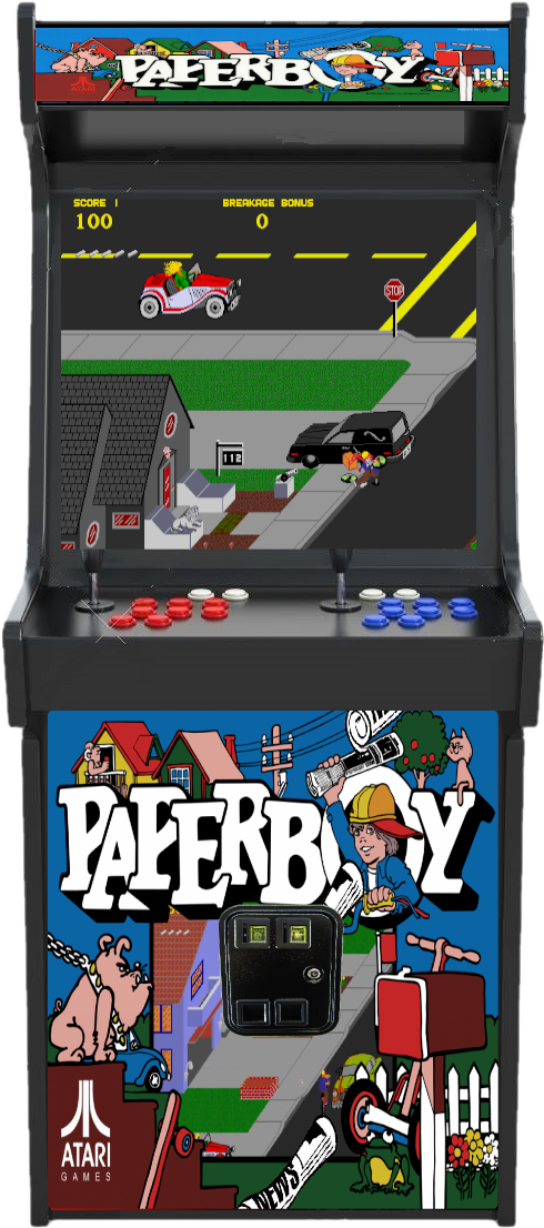 paperboy arcade game youtube