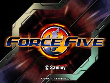 Force Five - Screenshot - Game Title Image