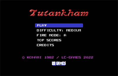 Tutankham - Screenshot - Game Title Image