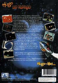 Hugo in Space - Box - Back Image