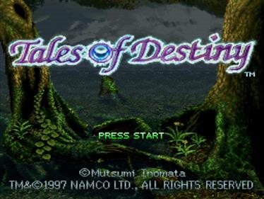 Tales of Destiny - Screenshot - Game Title Image