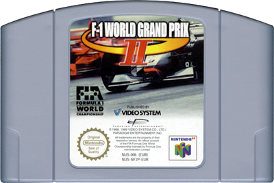 F-1 World Grand Prix II - Cart - Front Image