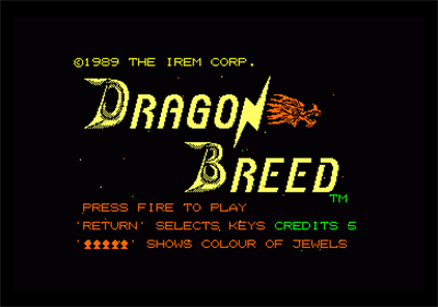 Dragon Breed - Screenshot - Game Title Image