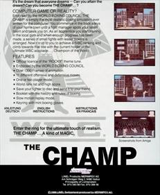 The Champ - Box - Back Image