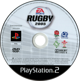 Rugby 2005 - Disc Image