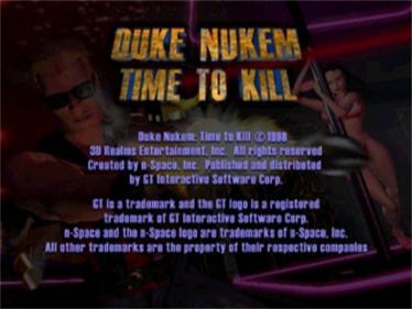 Duke Nukem: Time to Kill - Screenshot - Game Title Image