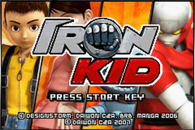 Iron kid - Screenshot - Game Title Image