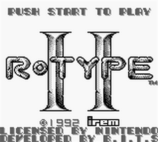R-Type II - Screenshot - Game Title Image