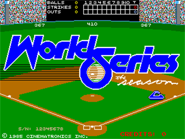 World Series: The Season - Screenshot - Game Title Image