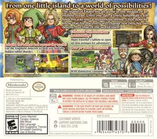 Dragon Quest VII: Fragments of the Forgotten Past - Box - Back Image