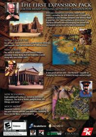 Sid Meier's Civilization IV: Warlords - Box - Back - Reconstructed Image