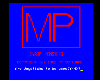 Swamp Monsters - Screenshot - Game Title Image