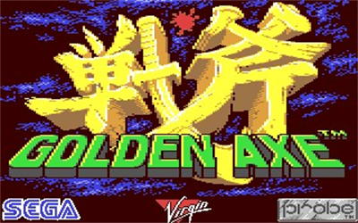 Golden Axe - Screenshot - Game Title