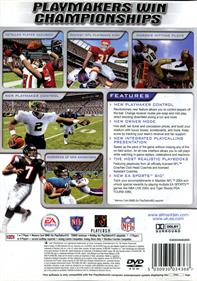 Madden NFL 2004 - Box - Back Image