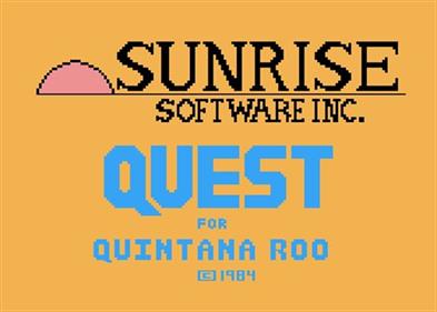 Quest for Quintana Roo - Screenshot - Game Title Image