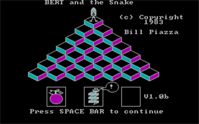 Bert and the Snake - Screenshot - Game Title Image