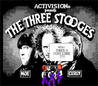 The Three Stooges - Screenshot - Game Title Image