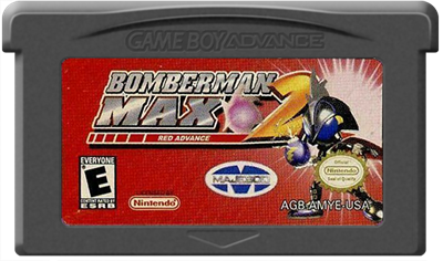 Bomberman Max 2: Red Advance - Cart - Front