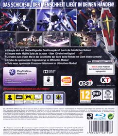 Dynasty Warriors: Gundam 3 - Box - Back Image