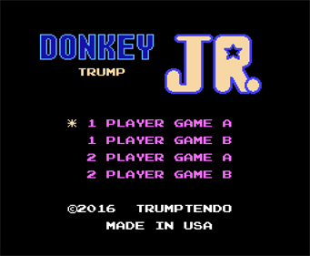 Donkey Trump Jr. - Screenshot - Game Title Image