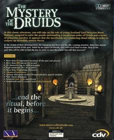 The Mystery of the Druids - Box - Back Image