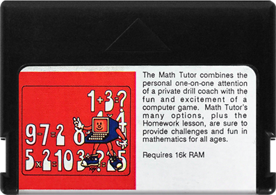 Math Tutor - Cart - Front Image