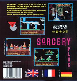 Sorcery Plus - Box - Back Image